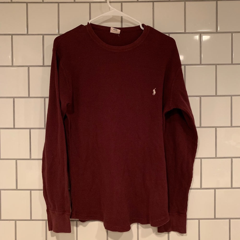 Long sleeve Polo thermal size Large